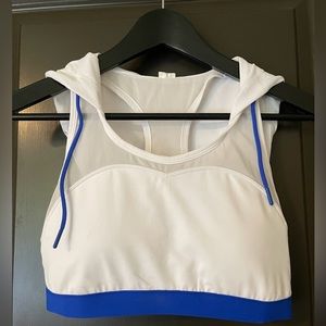 Fabletics sports bra with hood